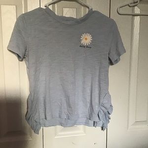 Blue daisy shirt